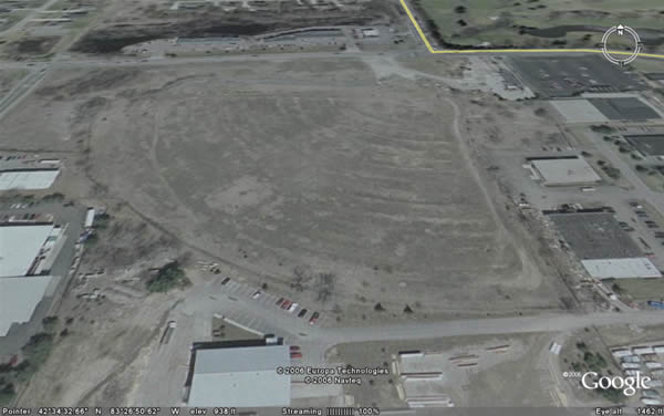 Commerce Drive-In Theatre - Google Earth (newer photo)